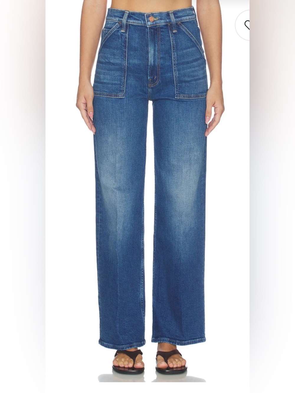 NWOT- MOTHER The Maven Sneak Jeans – Lil Patch – Spare Me the Drama Sz 25